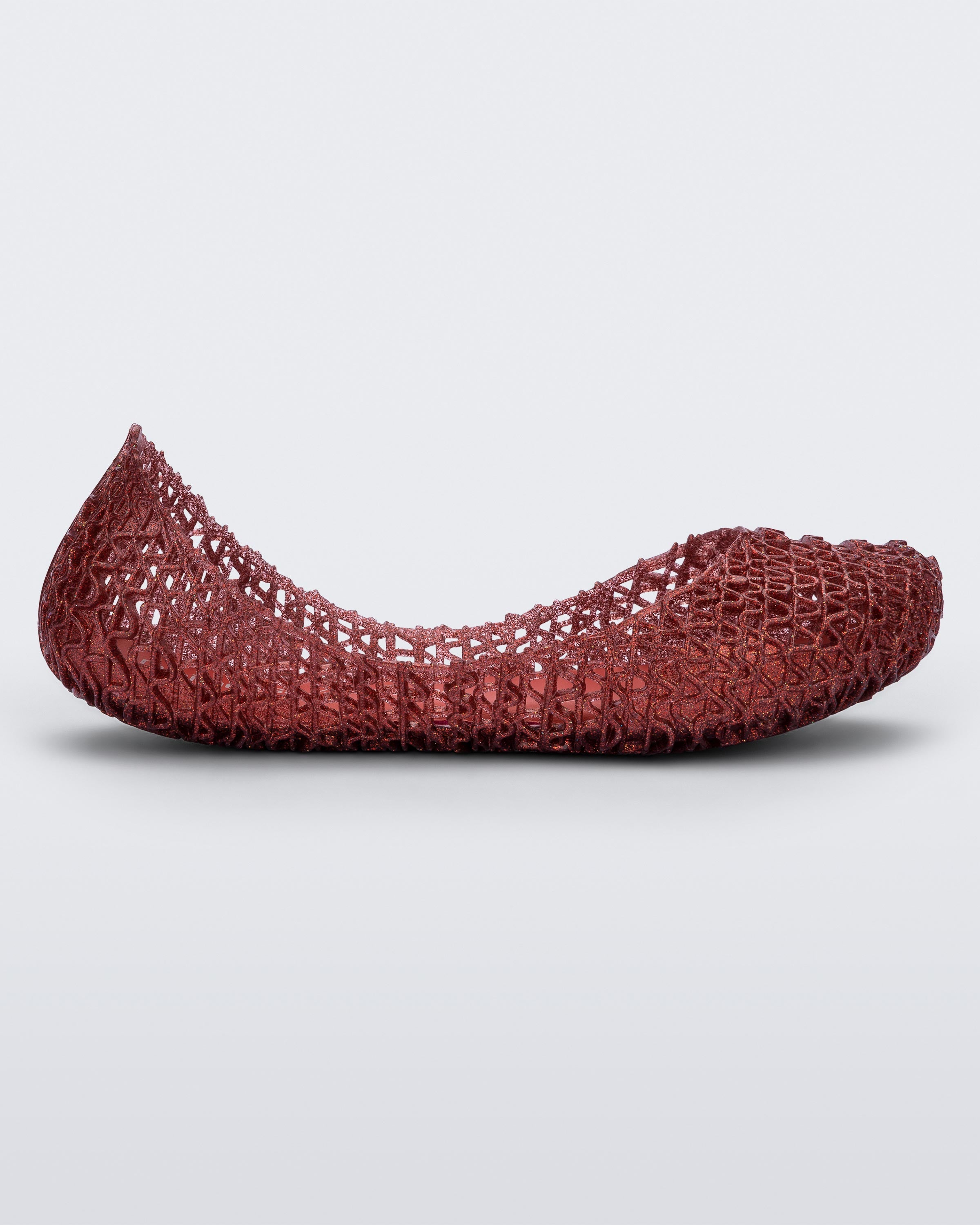 Melissa MINI Campana Papel Kinderschuh – Weiß, Niedliches Gitter-Design, Größe 32 EU