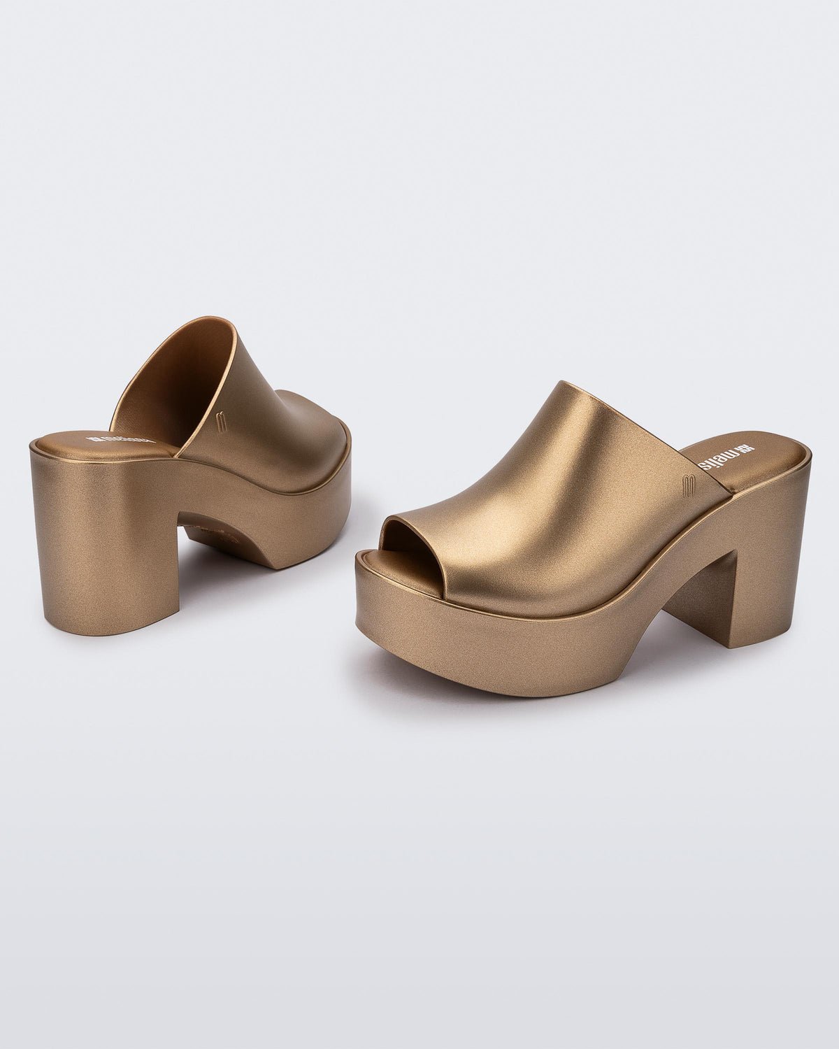 MELISSA MULE HYPE METALLIC AD