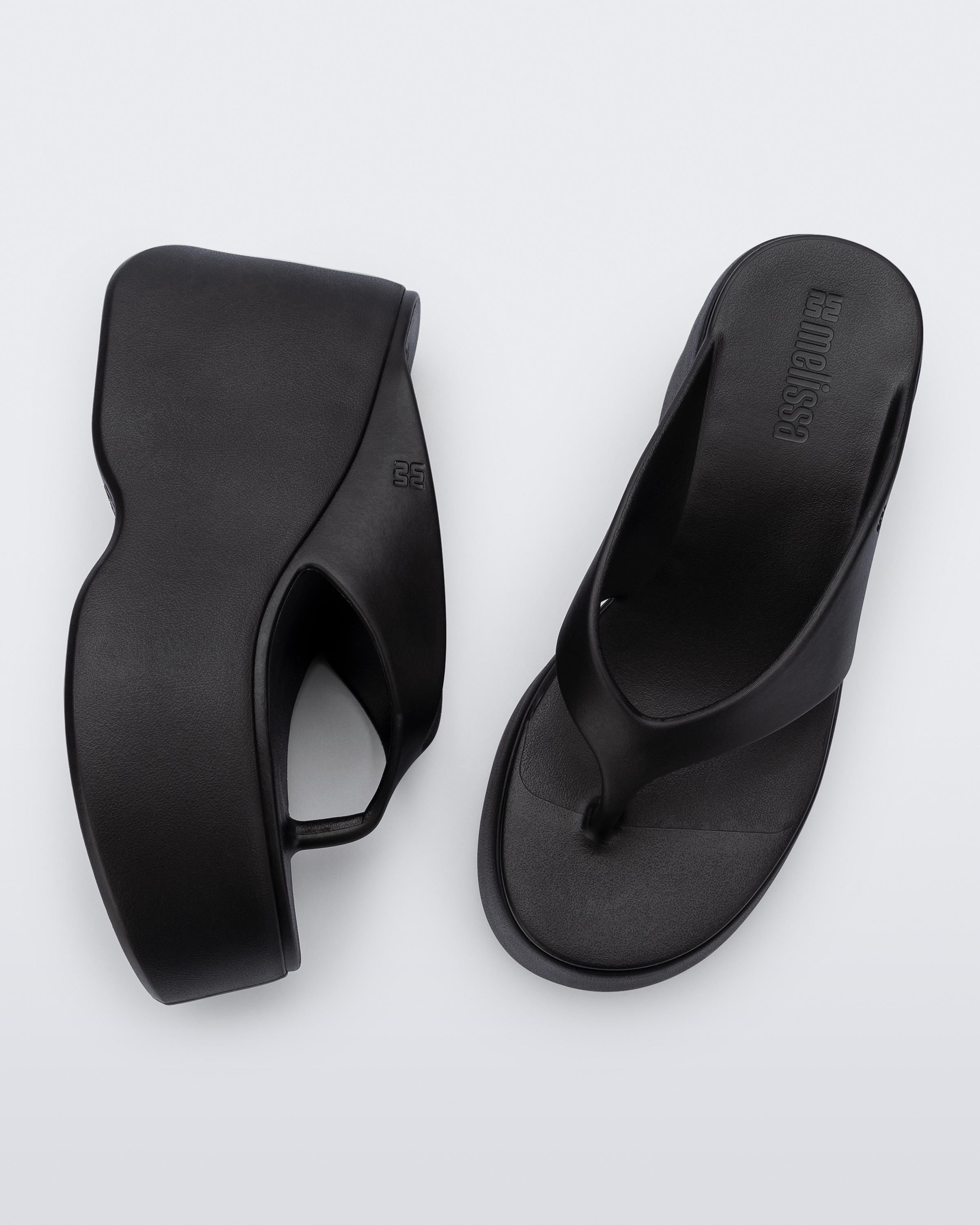 MELISSA FREE THONG WEDGE AD