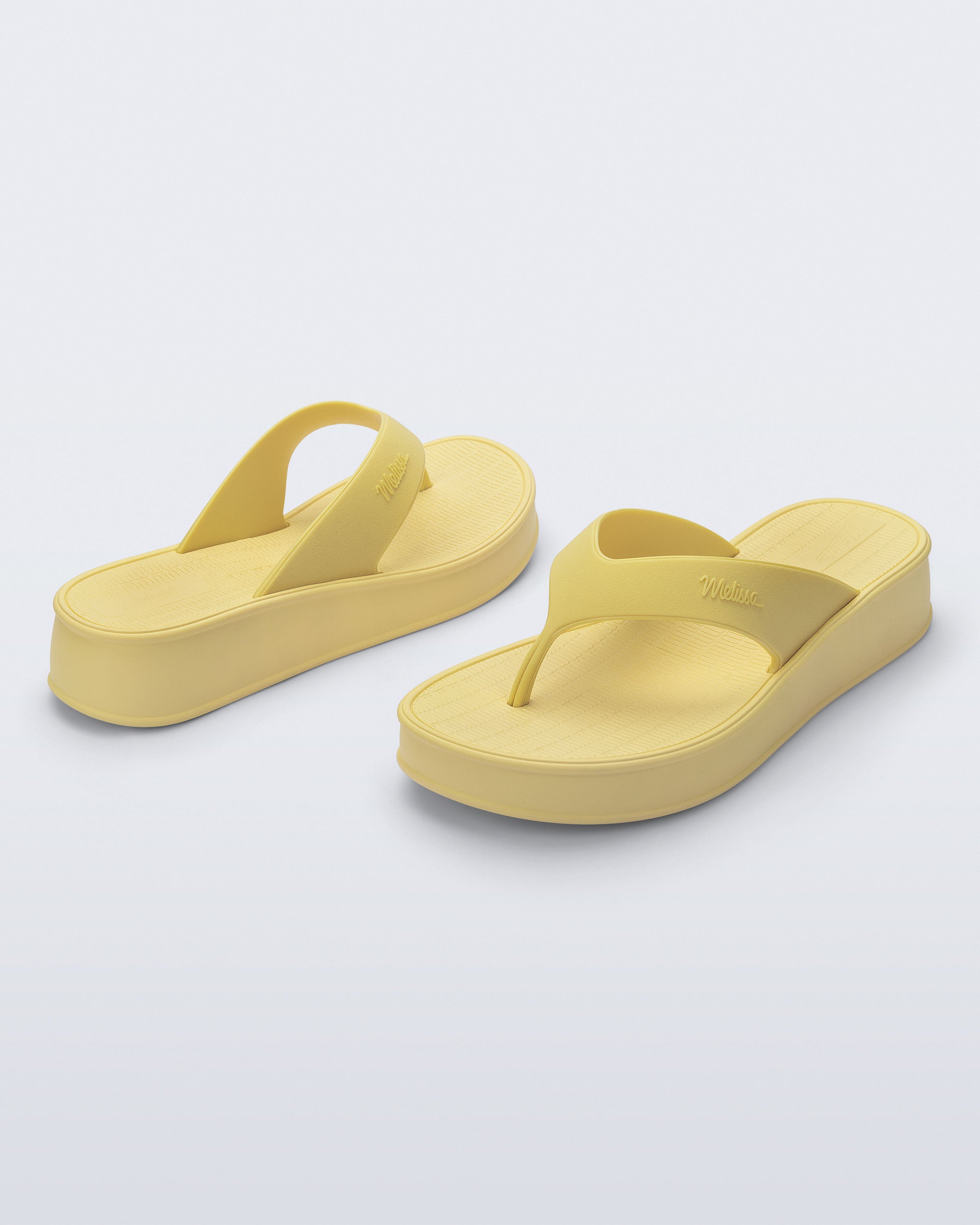 MELISSA SUN FLIP FLOP FLATFORM AD
