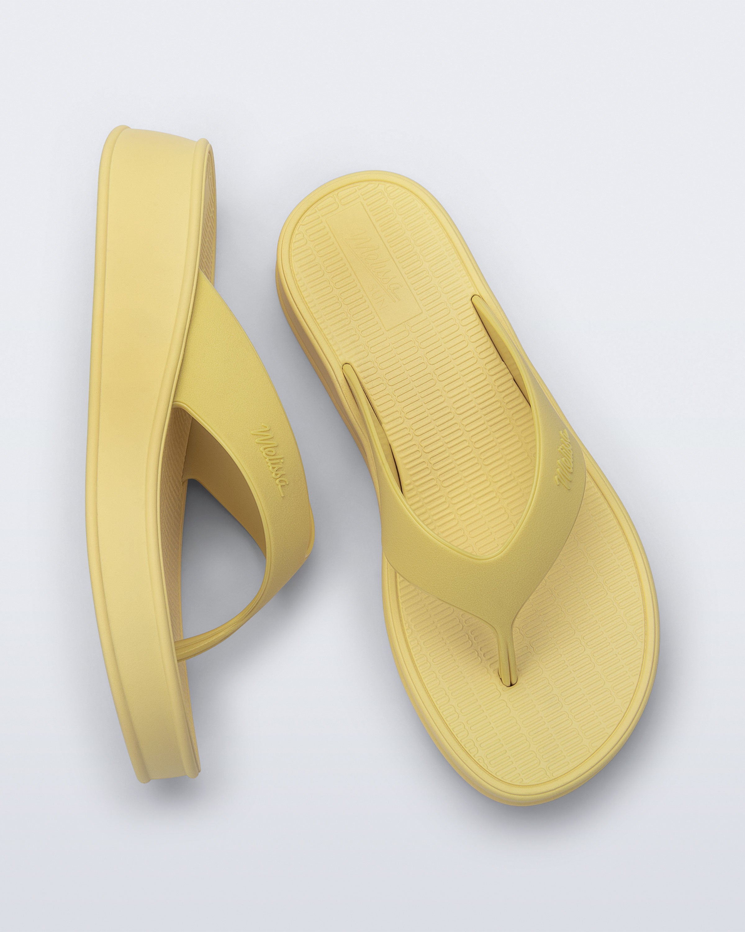 MELISSA SUN FLIP FLOP FLATFORM AD