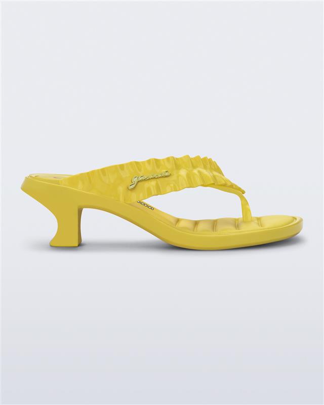 MELISSA THONG KITTEN HEEL + GANNI AD