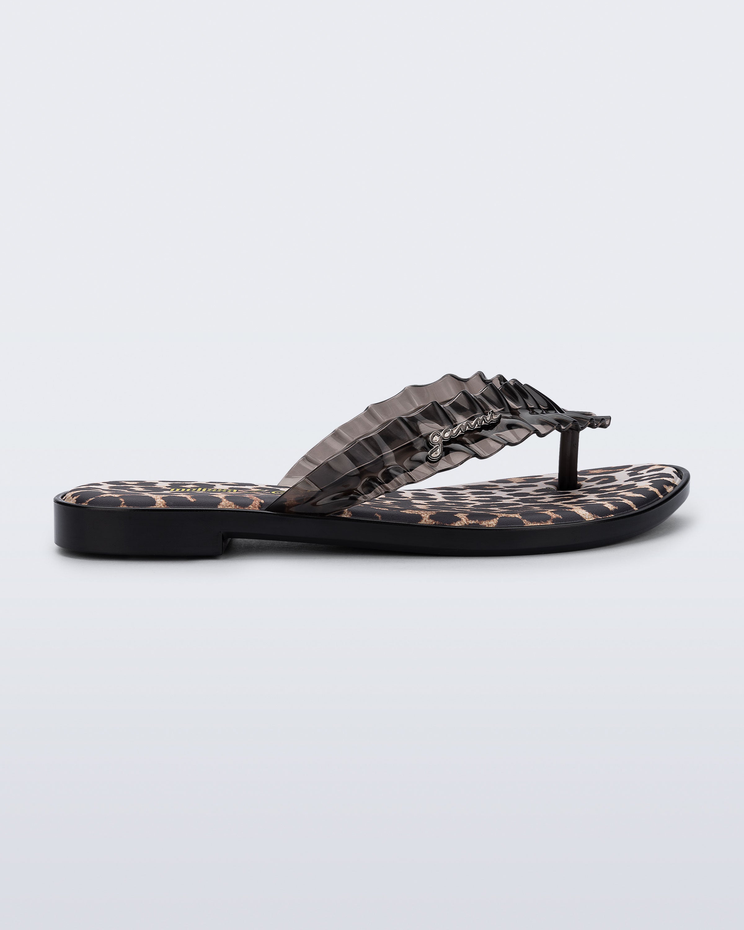 MELISSA FLIP FLOP SLIM + GANNI AD