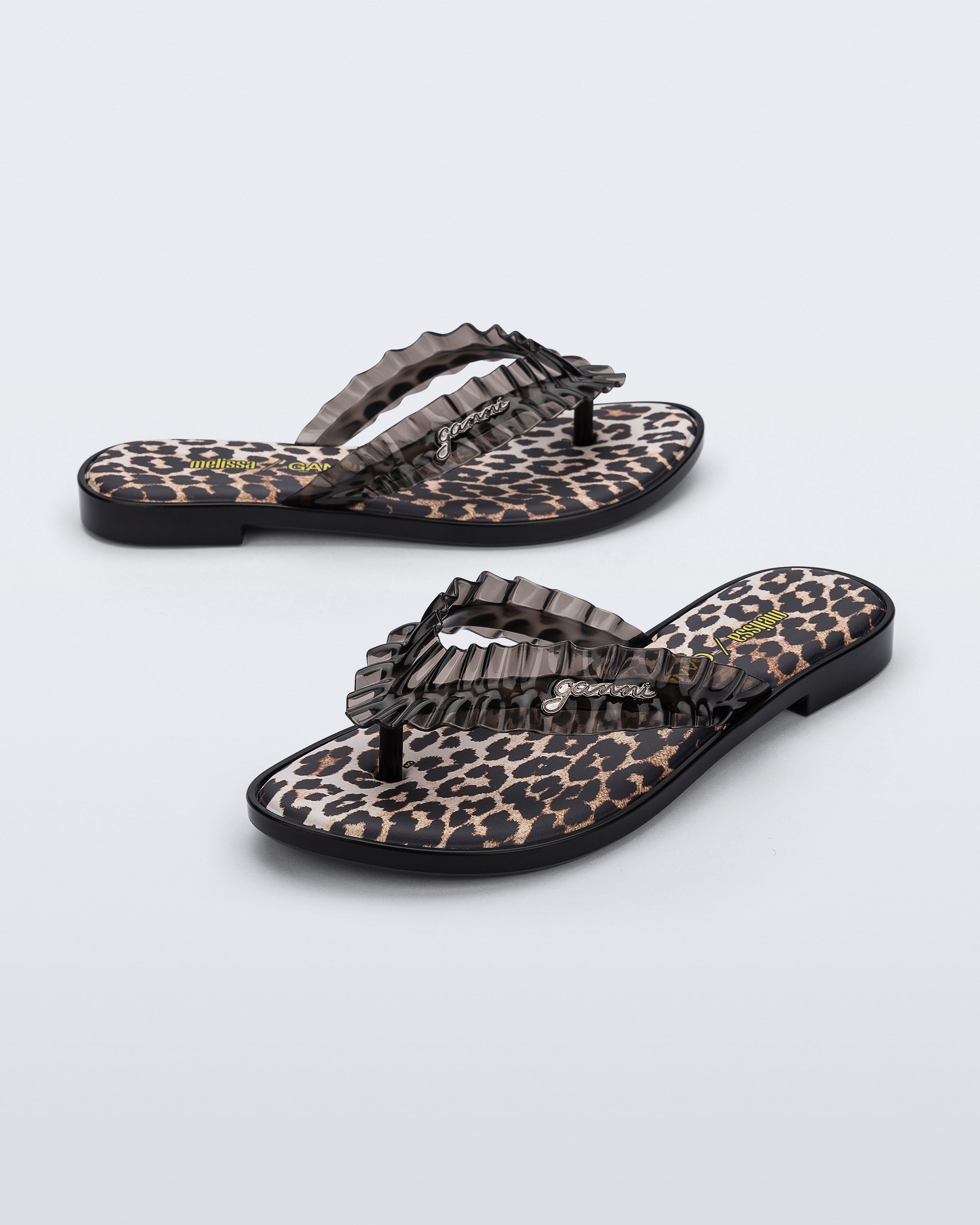 MELISSA FLIP FLOP SLIM + GANNI AD