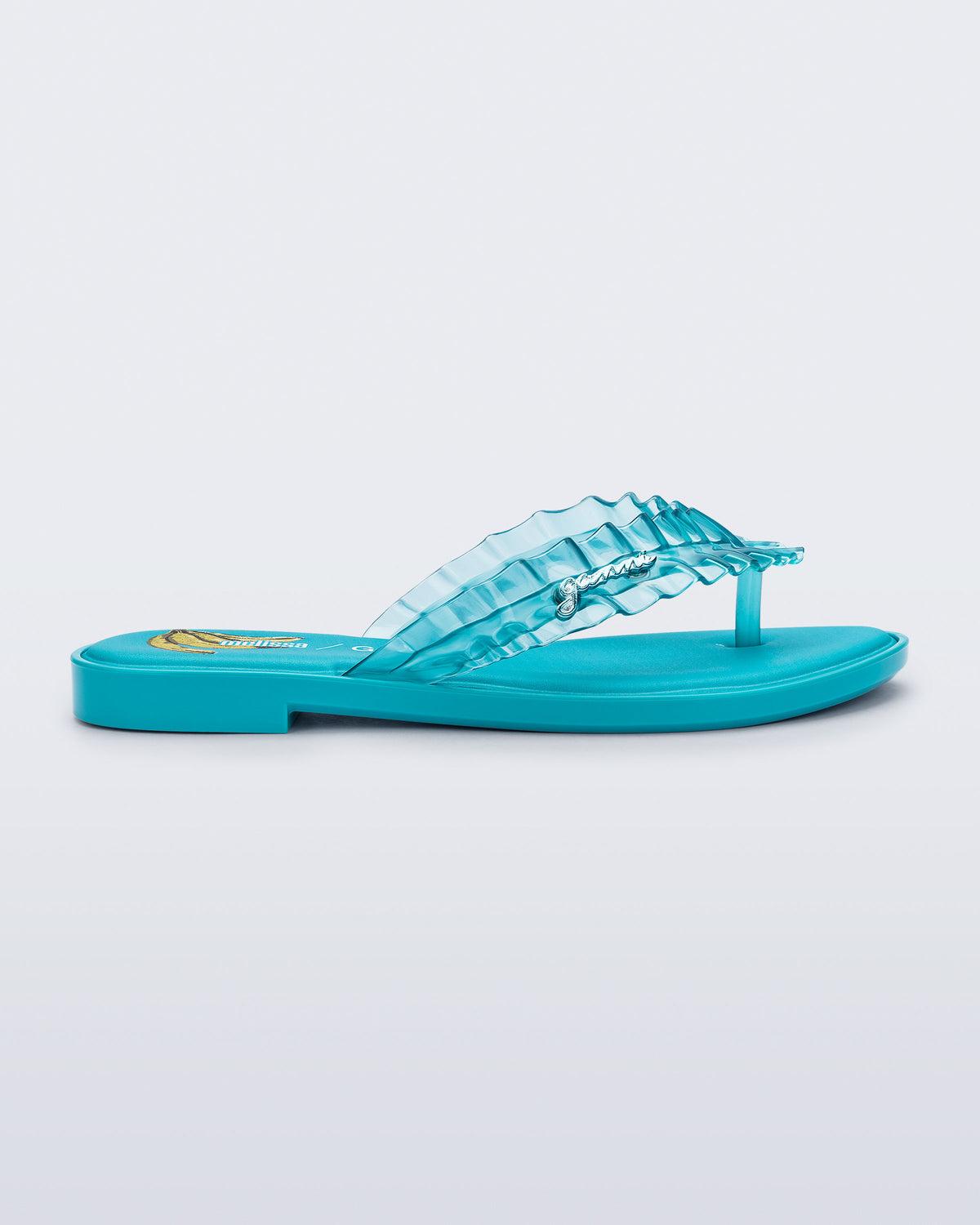 MELISSA FLIP FLOP SLIM + GANNI AD