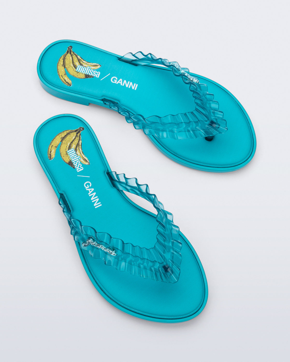 MELISSA FLIP FLOP SLIM + GANNI AD
