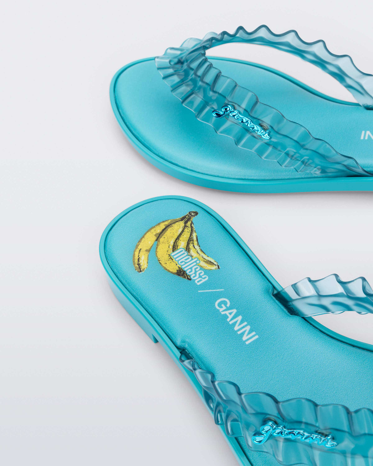 MELISSA FLIP FLOP SLIM + GANNI AD