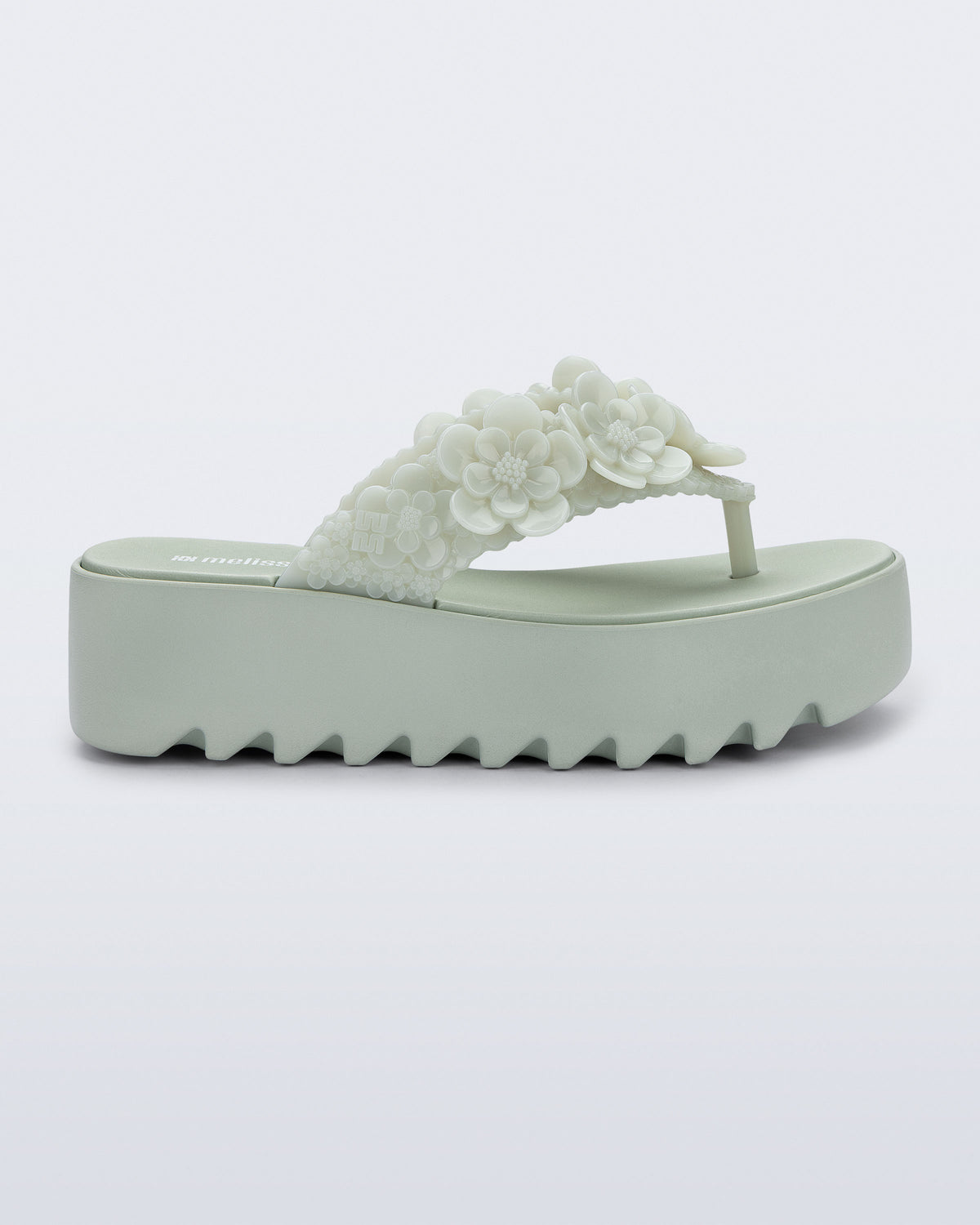 MELISSA THONG PLATFORM GARDEN FLOW AD