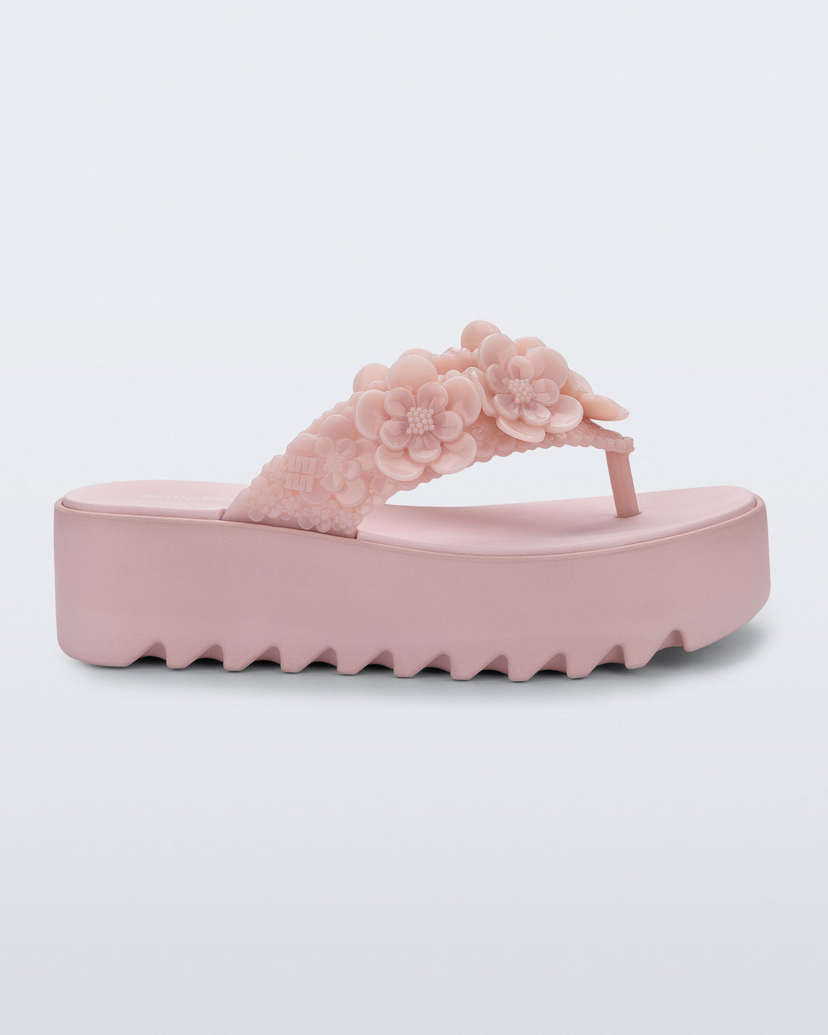 MELISSA THONG PLATFORM GARDEN FLOW AD