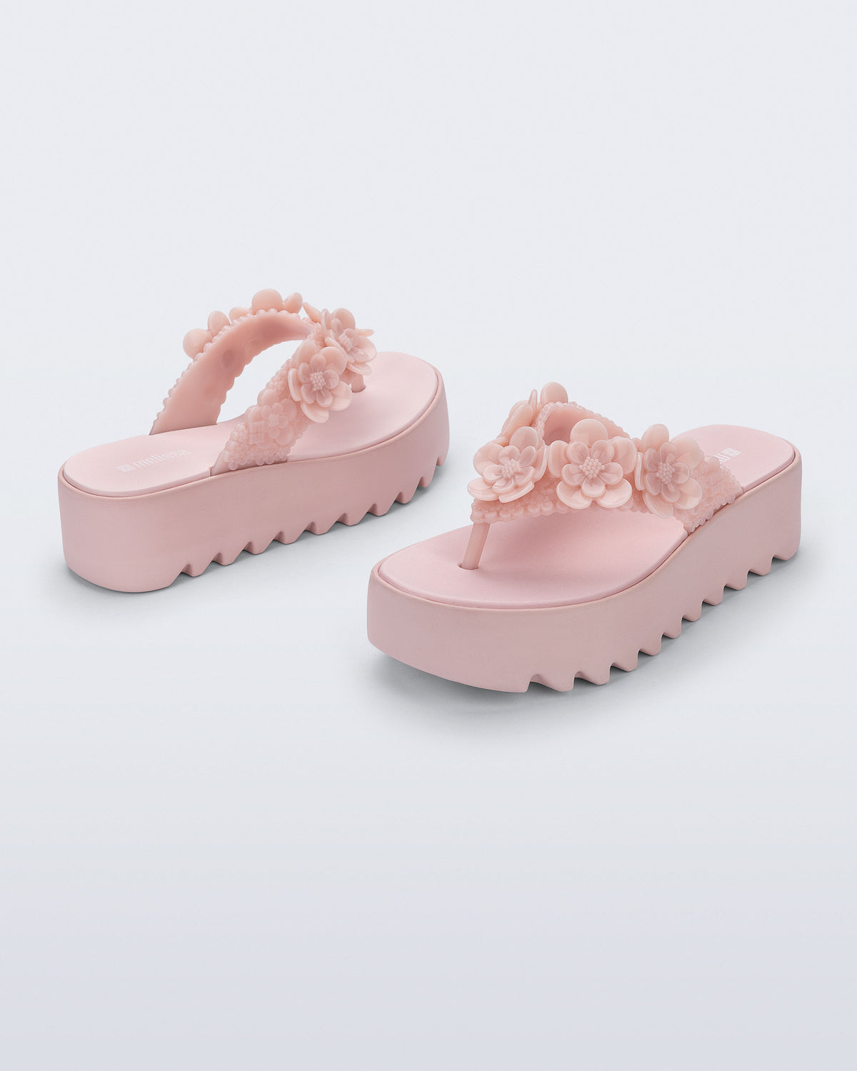 MELISSA THONG PLATFORM GARDEN FLOW AD